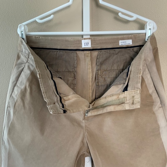 GAP Cropped Tuxedo Stripe Girlfriend Chino - Picture 15 of 16